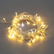 Гирлянда светодиодная «Нить» 10м 75LED тепл. бел. 1.7Вт 230В IP44 эффект мерцания провод прозр. Neon-Night 305-526