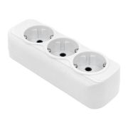 Колодка удлинителя 3-м с заземл. 16А Эксперт 3.5кВт EKF AKB16-3