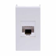 Розетка компьютерная 1-м 1мод. Viva RJ45 кат.5E бел. DKC 45038