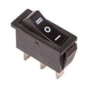 Выключатель клавишн. 250В 10А (3с) «ON-OFF-ON» черн. с нейтралью (RWB-411; SC-791) Rexant 36-2220