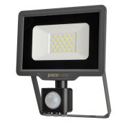 Прожектор светодиодный PFL-C3 SENSOR 20Вт 6500К IP65 ДО закален. прозр. стекло датчик движения инфракрасный Pro JazzWay 5026926A